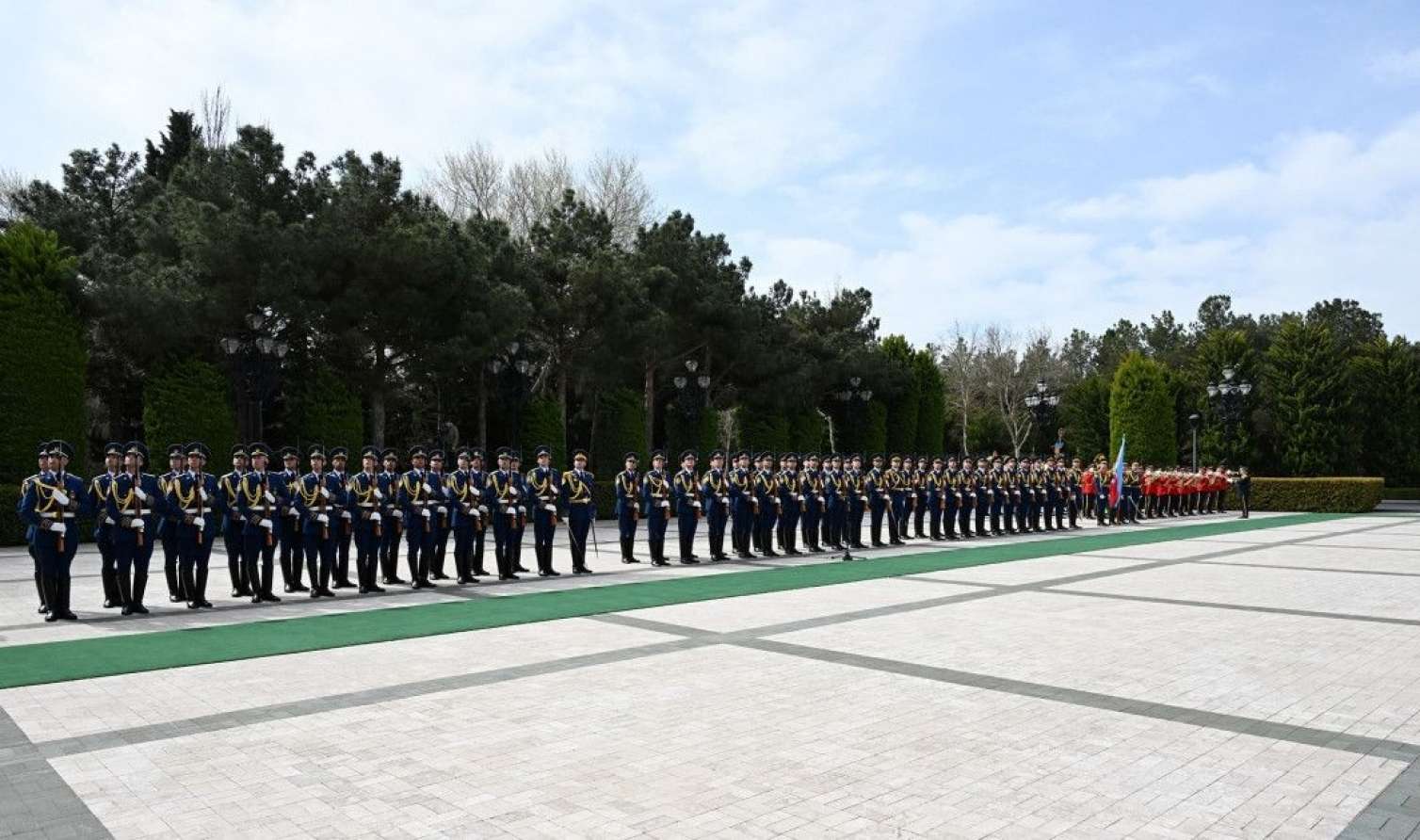 Konqo Prezidentinin rəsmi qarşılanma mərasimi -  FOTOLAR