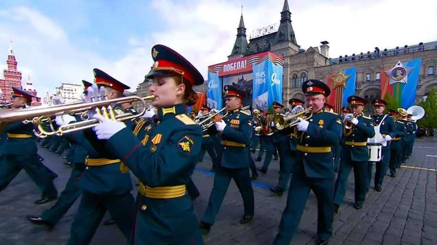 Moskvada hərbi parad keçirilib -  FOTO