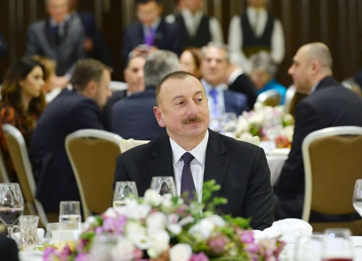 İlham Əliyev rəsmi ziyafətdə iştirak etdi 