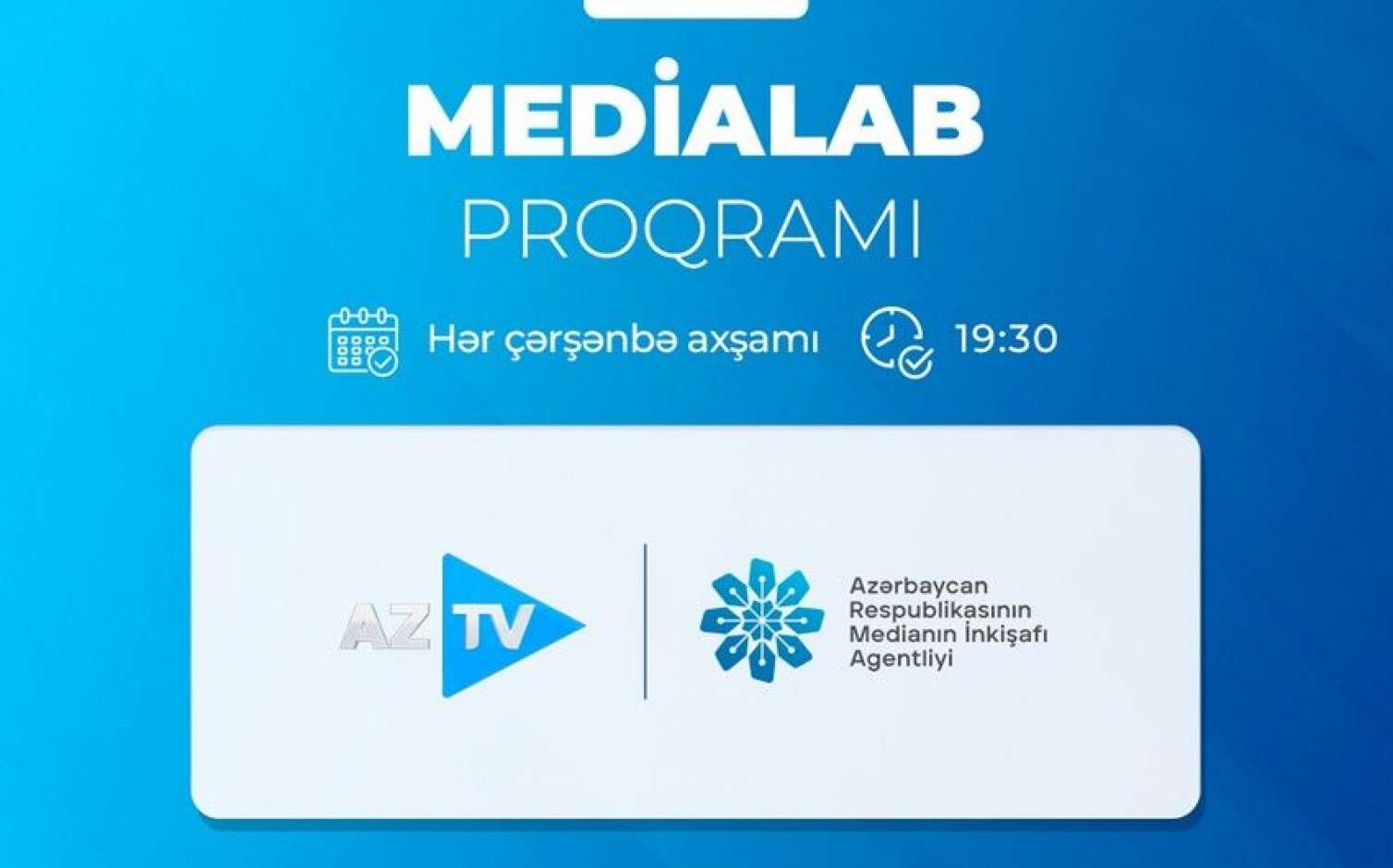 "MEDİALAB” televiziya proqramına start verildi 