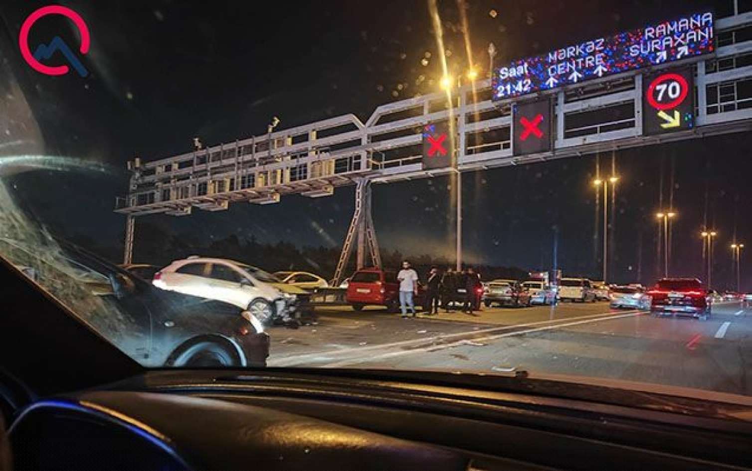 Aeroport yolunda “Mercedes” piyadanı vurub öldürdü 