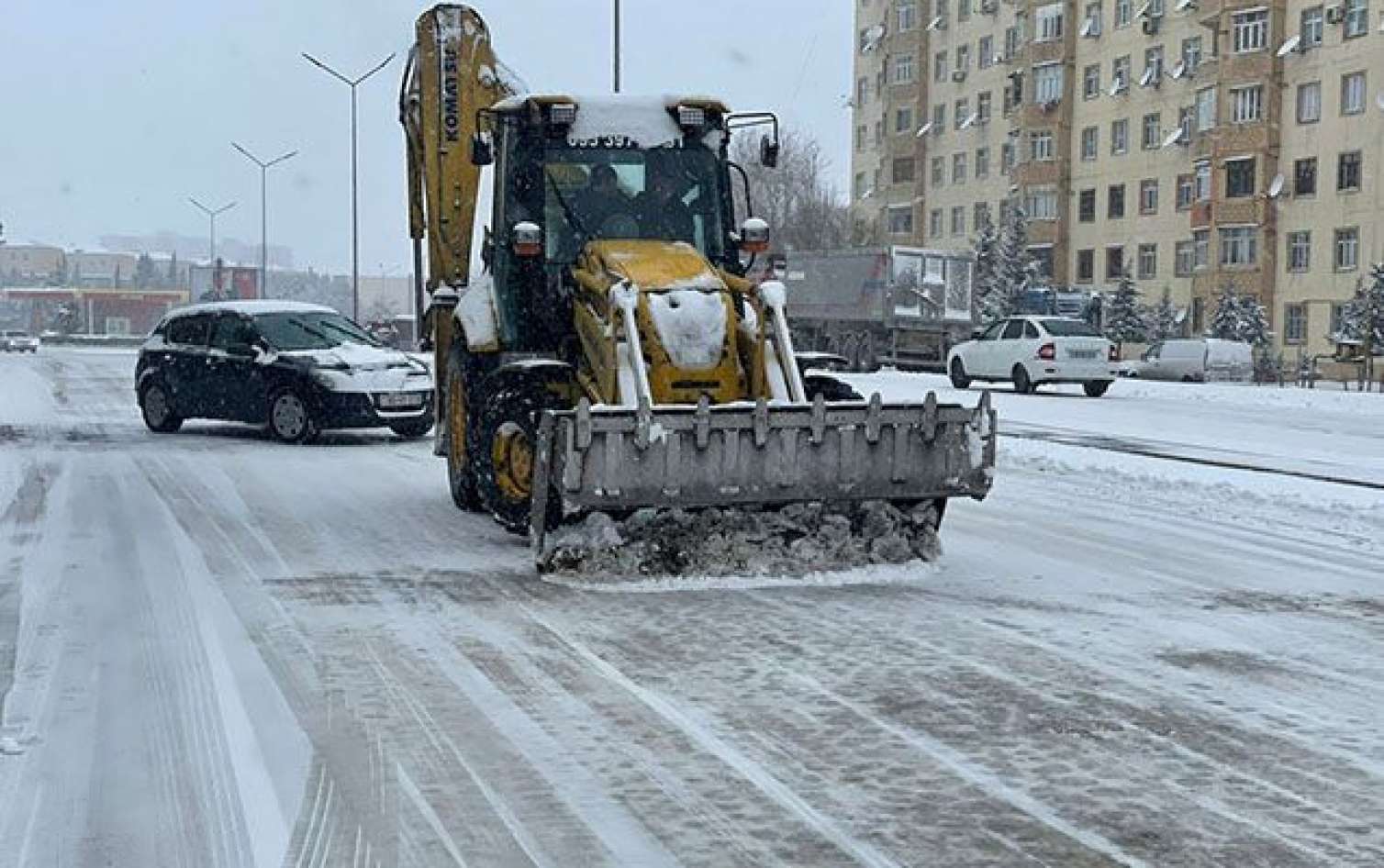 Hava şəraitinə görə texnikalar hazır vəziyyətə gətirildi 