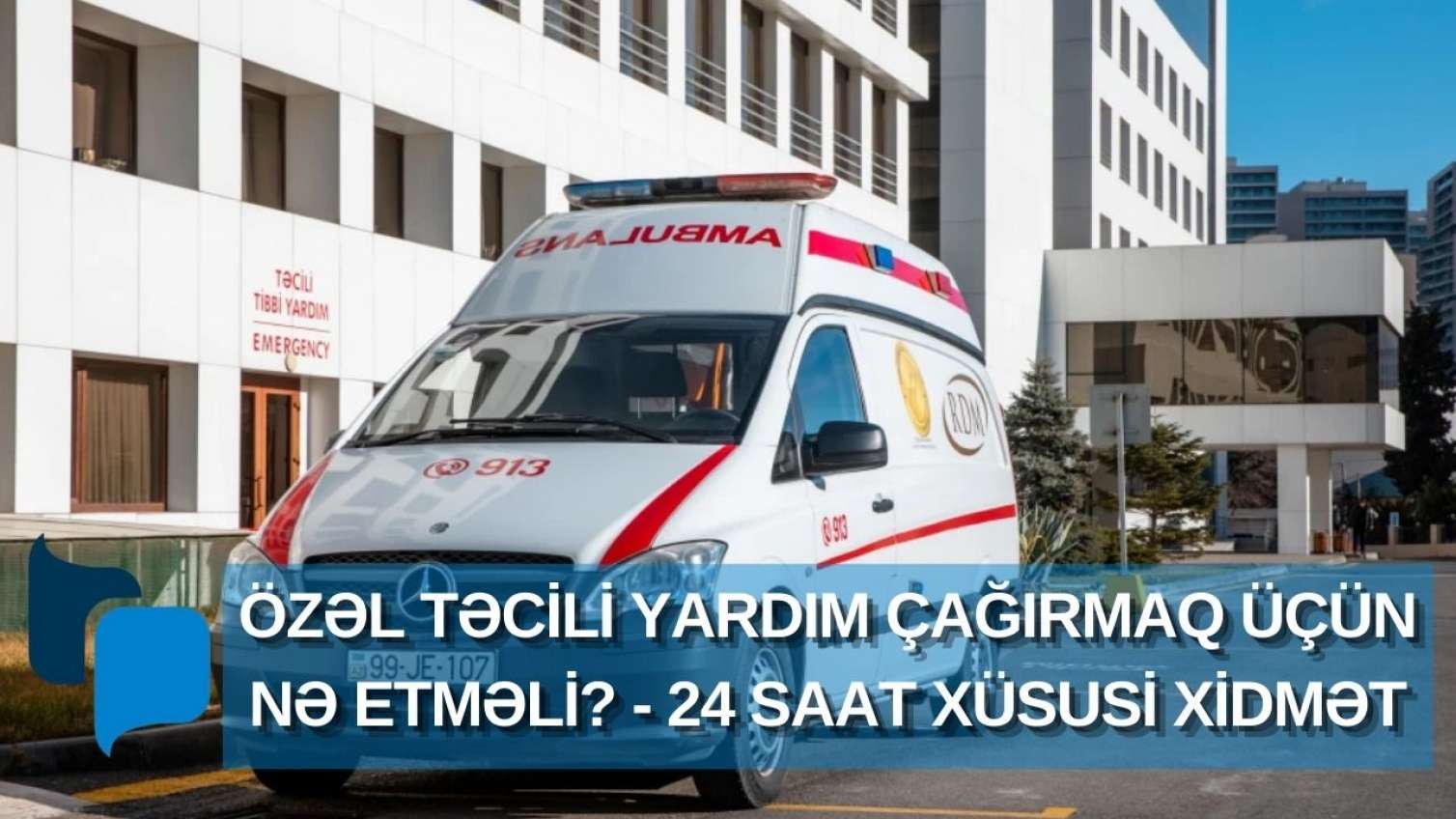 Ağır xəstələr üçün özəl təcili tibbi yardım - 24 saat xidmətinizdə - VİDEO 