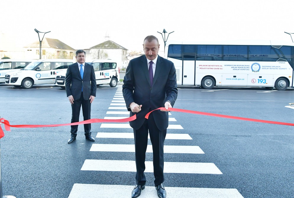 Prezident yeni ilin ilk iş günündə açılış etdi -  FOTOLAR / Yenilənib