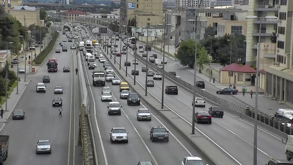 Bakının bu yollarında tıxac var  - Siyahı - FOTOLAR