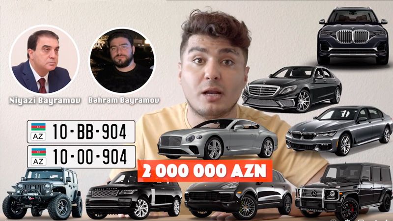 İcra başçısının oğlunun 2 milyonluq maşın kolleksiyası - FOTOLAR 