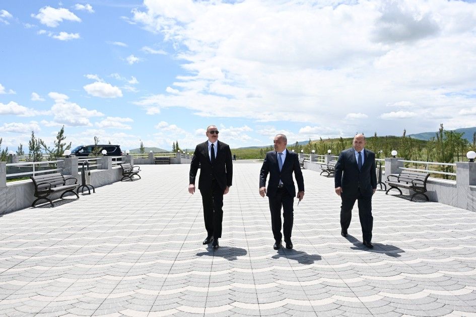 Президент Алиев в Физули - ФОТО 