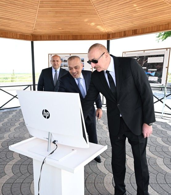 Президент Алиев в Физули - ФОТО 