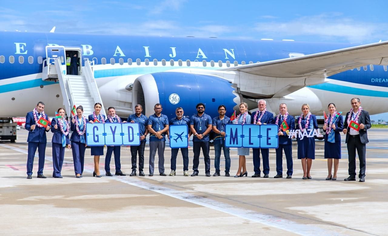 AZAL Bakıdan Maldiv adalarına ilk uçuşunu həyata keçirdi - FOTO 