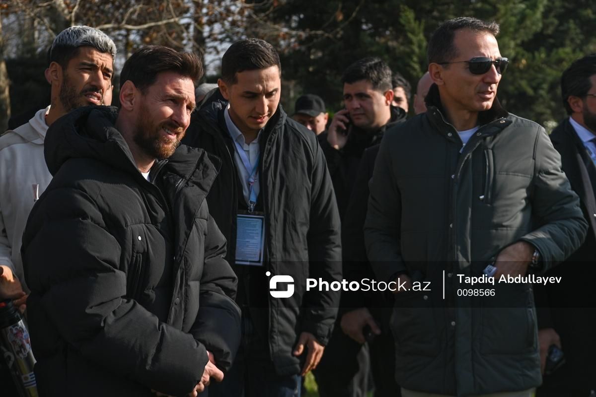 Messi Bakıda Qarabağ atlarını izlədi - Video - Fotolar 